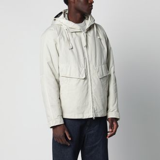 C.P. Company Giacca con cappuccio con lenti Goggle color Silver Birch