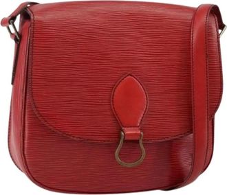 Louis Vuitton Pre-owned Vintage Cross Body Bag - Dames - Vintage Schoudertas - Rood - ONE Size - Leer - Vintage