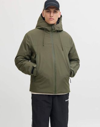 Jack & Jones Giacca color foglia duva-Verde