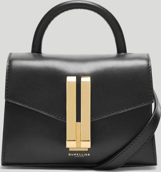 DeMellier The Nano Montreal in Black Smooth Leather Mini & Nano bag