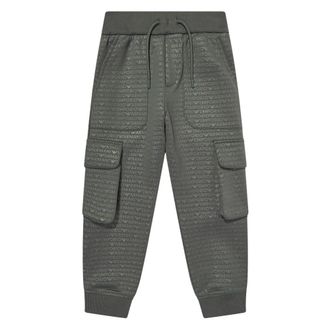 Emporio Armani Cargo Joggers - male - Emporio Armani - Sweatpants - Green - 12 Y - Kids