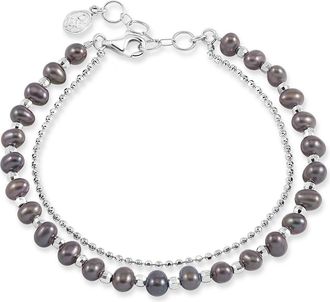 Dower & Hall Peacock Freshwater Timeless Pearl Bracelet
