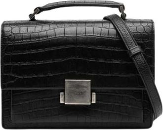 Saint Laurent Pre-owned Handbags, female, Black, Size: ONE SIZE Pre-owned Leather handbags
