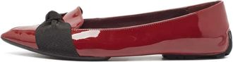 Burberry Pumps in pelle verniciata con fiocco - Rosso