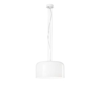 Luce-Ambiente-Design Gibus suspension in White Glass 35 cm