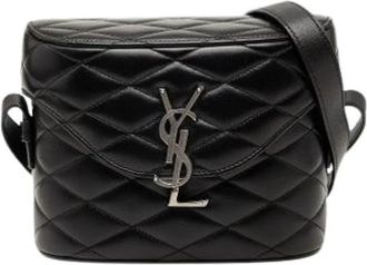 Saint Laurent Pre-owned June Box Shoulder Bag - Dames - Vintage Schoudertas - Zwart - ONE Size - Leer - Vintage