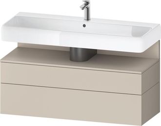 Duravit Duravit - Qatego Mueble Bajo Lavabo, 1 Extra&iacute;ble Y 1 Caj&oacute;n