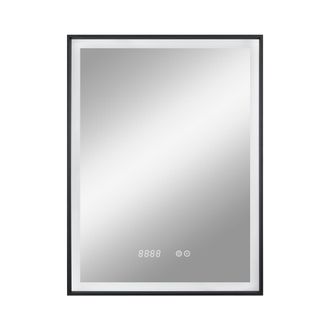 Paco Home Paco Home - Led Espejo Ba&ntilde;o Interruptor T&aacute;ctil Funci&oacute;n Memoria Elegante Moderna Cosm&eacute;tica Tipo 4, 60x80 Cm