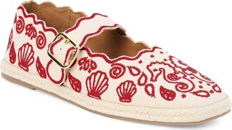 Matisse Footwear Ariana Espadrille Mary Jane Flat in Red at Nordstrom, Size 11