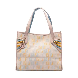 Fendi Pre-owned Carryall Tote - Dames - Pre-owned - Beige - Maat: ONE Size
