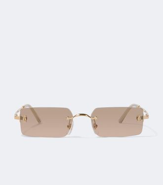 Cartier Signature C rectangular sunglasses