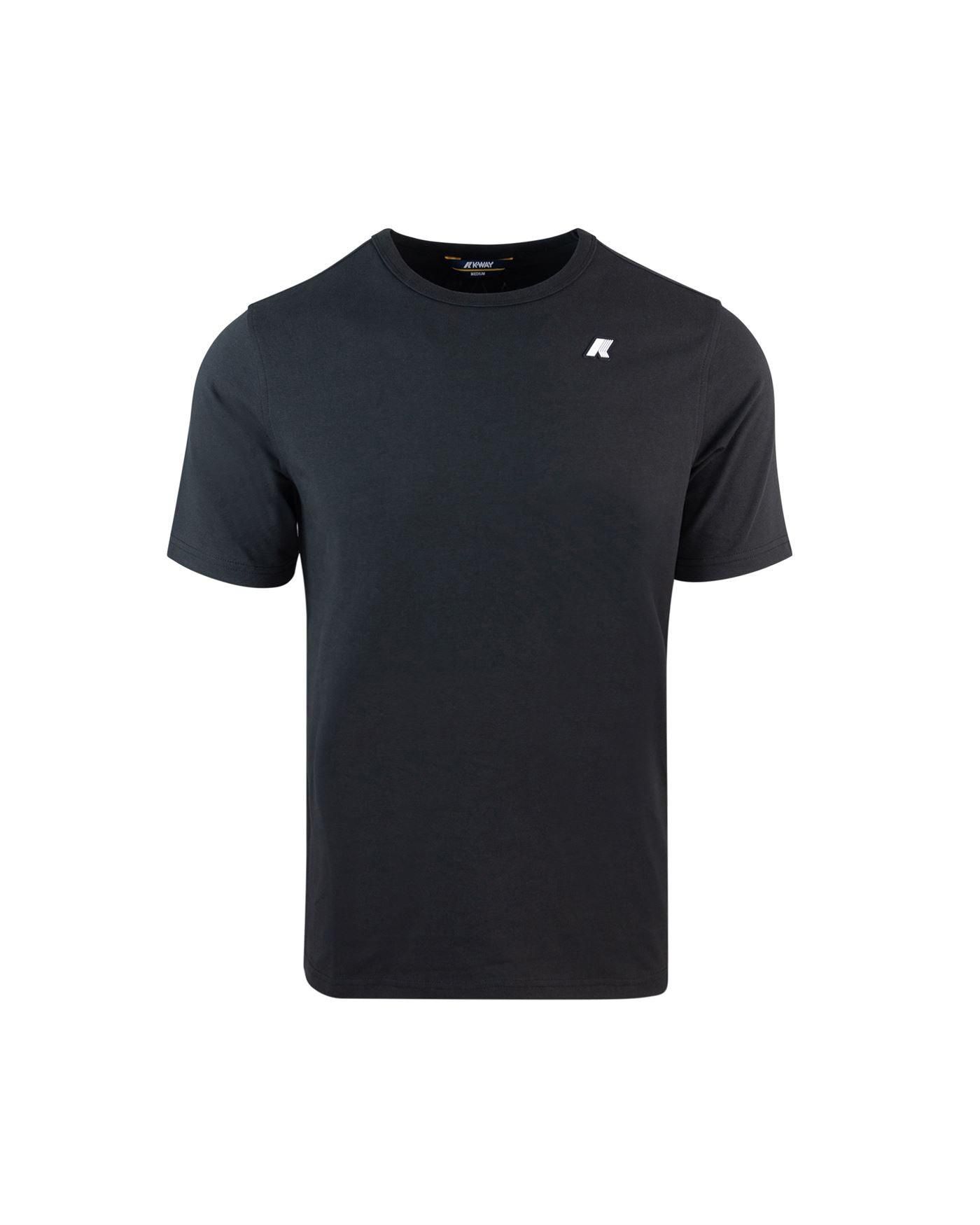 Tシャツ・カットソー K-WAY Men T-shirt Black K3136CW USY UBK7124ZW___USY_a5a216fe-e98e-