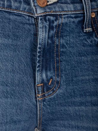 Mother Jinx Heel Jeans - Blue