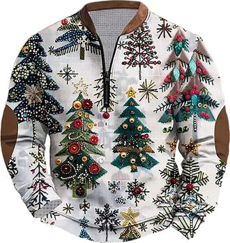 Generic christmas jumpers for men,Christmas Jumpers for Men UK Mens Sweatshirts 1/4 Zip Pullover Xmas Fashion Fleece Jumper mens Sweater Casual Long Sleeve To