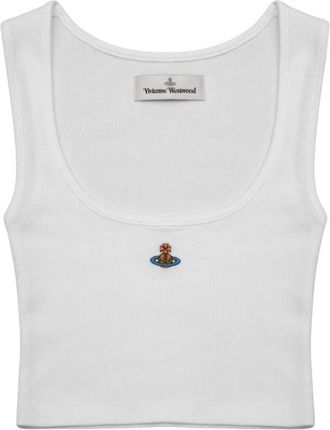 Vivienne Westwood Tops, Dames, Wit, M, Sleeveless Tops