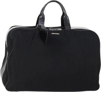 Gucci Pre-owned Weekend Bags, female, Black, Size: ONE SIZE Pre-owned Nylon gucci-bags