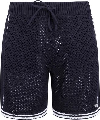 Casablanca Mesh Shorts - Heren - Korte Broeken - Zwart - M - Katoen - Korte Broeken