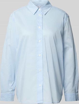 Sams&oslash;e & Sams&oslash;e Regular Fit Bluse mit Kentkragen Modell SANOS in Hellblau, Gr&ouml;&szlig;e XS