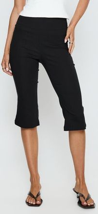 Princess Polly Samaira Capri Pants in Black at Nordstrom, Size 4