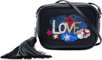 Saint Laurent Pre-owned Saint Laurent Mini Embroidered Nappa Love Blogger Camera Bag Ladies FSMOTE11J5SK71MP