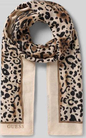 Guess Schal mit Label-Detail in Beige, Gr&ouml;&szlig;e 1