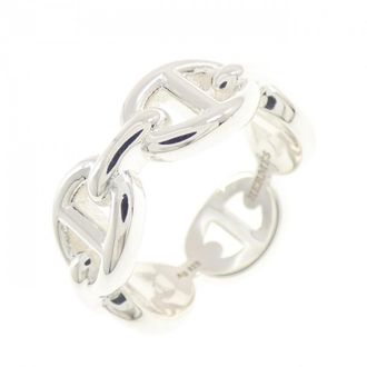 Herm&egrave;s Silver 925 Band Ring (Pre-Owned)