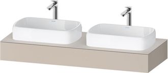 Duravit Consola Duravit Qatego, 1400x550x170mm, Con Dos Recortes