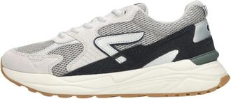 HUB Heren Grid-M Lage Sneakers - Heren - Sneakers - Veelkleurig - 43 EU - Schoenen
