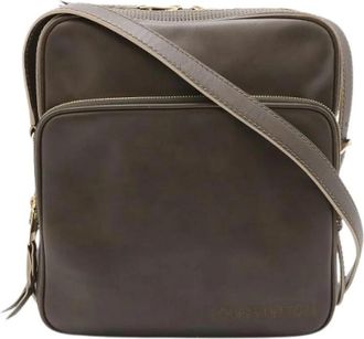 Louis Vuitton Pre-owned Trott Leather Shoulder Bag - Dames - Vintage Schoudertas - Bruin - ONE Size - Leer - Vintage