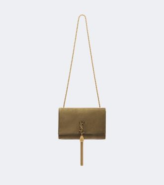 Saint Laurent Borsa a spalla Kate Small in suede