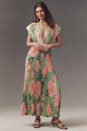 L&rsquo;Id&eacute;e Pleated Gala Gown