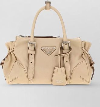 Prada small leather clutch bag