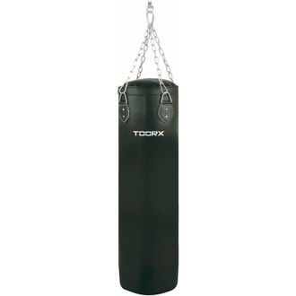 Toorx Sacco Evo 30 kg in ecopelle nero - 100x33 cm - 4 catene e gancio girevole