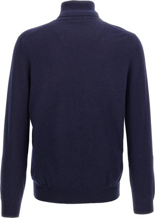 Brunello Cucinelli Mens Blue Cashmere Cardigan Clothing