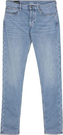 Emporio Armani low-rise slim-fit jeans - men - Elastane/Cotton - 34 - Blue