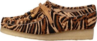 Clarks Wallabee W Tijgerprint - Dames - Veterschoenen - Veelkleurig - 40 EU - Su&egrave;de - Schoenen