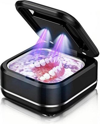 OEM Limpiador Ultras&oacute;nico Para Retenedores Dentales, 2 Modos De Limpieza, 42 Khz / 24 W, Capacidad 180 Ml (negro)
