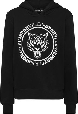 Plein Sport Dames, Sweatshirts & Hoodies, Zwart, Maat: S Katoen