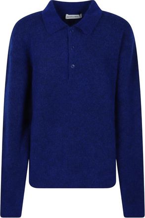 Sunflower Mohair Polo - Heren - Polos - Blauw - L - Tops