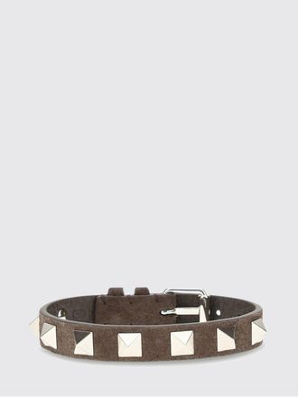 Valentino Garavani Bracciale Rockstud regolabile in pelle di vitello