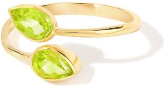 Tiramisu 14K Over Silver 1.03 Ct. Tw. Peridot Bypass Ring