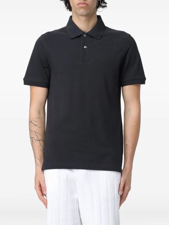 K-Way Amedee logo-detail polo shirt - men - Cotton/Elastane - S - Black
