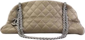 Chanel Pre-owned Vintage Schoudertas - Dames - Vintage Schoudertas - Bruin - ONE Size - Leer - Vintage