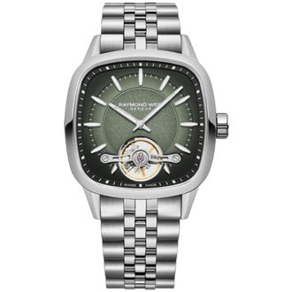 Raymond Weil Freelancer Automatic Green Dial Steel Mens Watch 2790-ST-52051