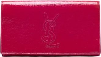 Saint Laurent Pre-owned Clutches, female, Pink, Size: ONE SIZE Pre-owned Clutch