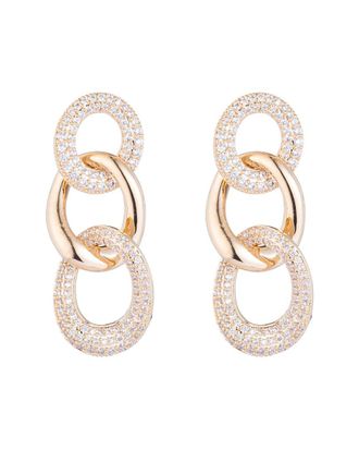 Eyecandy LA Eye Candy La Luxe Collection Chain Link Drop Earrings