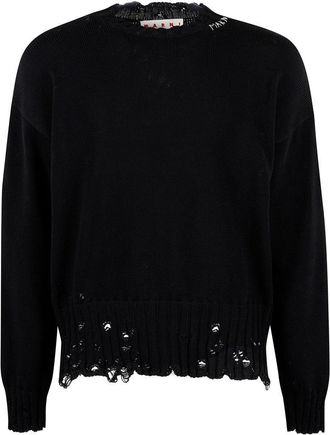 Marni Boxy Fit Crewneck Sweater