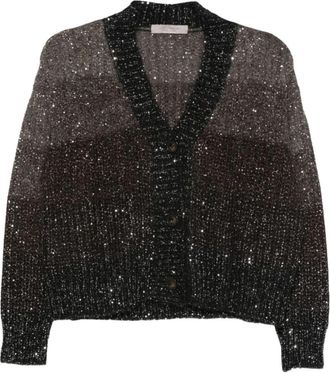 D.exterior 6318313Cafcaffe - Dames - Vesten - Zwart - S - Truien & Vesten