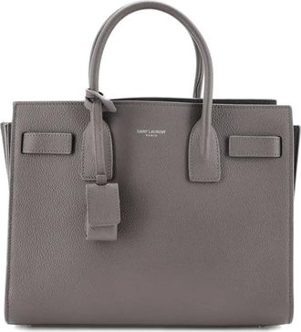 Saint Laurent Sac de Jour NM Baby leren shopper - Beige