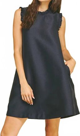 Pinch Design Nora Bow Dress In Navy